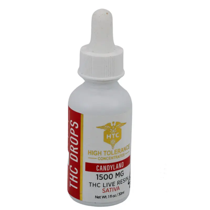 THC DROPS LIVE RESIN CANDY LAND SATIVA TINCTURE