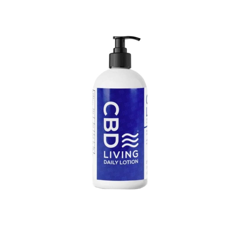 CBD Living Daily Lotion - Front Of Bottle