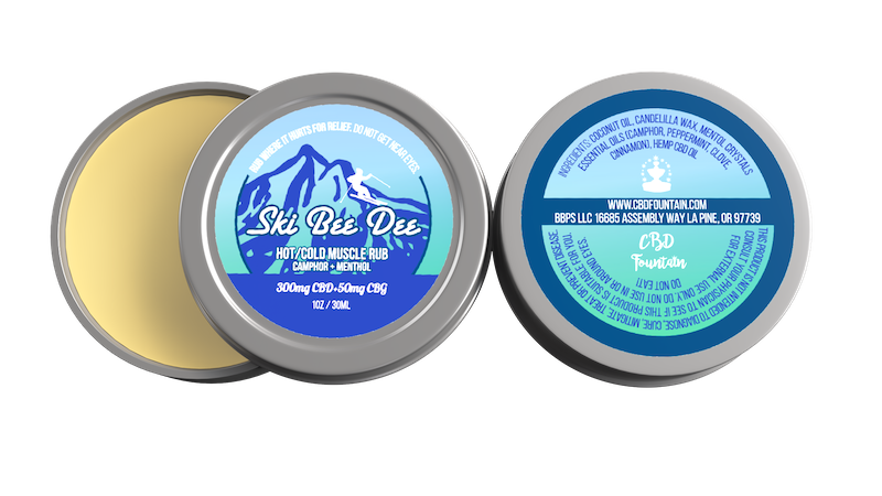 Ski Bee Dee Muscle Rub By CBD Fountain May Help Ease Muscle Pain after Workouts and when they are sore. Ski Bee Dee is available at Be Pain Free Global