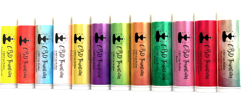 CBD Lip Balm By CBD Fountain available at Be Pain Free Global - Your Trusted source for CBD and Medical Cannabis Products