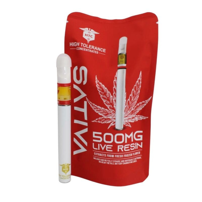 500mg LIVE RESIN DISPOSABLE SATIVA